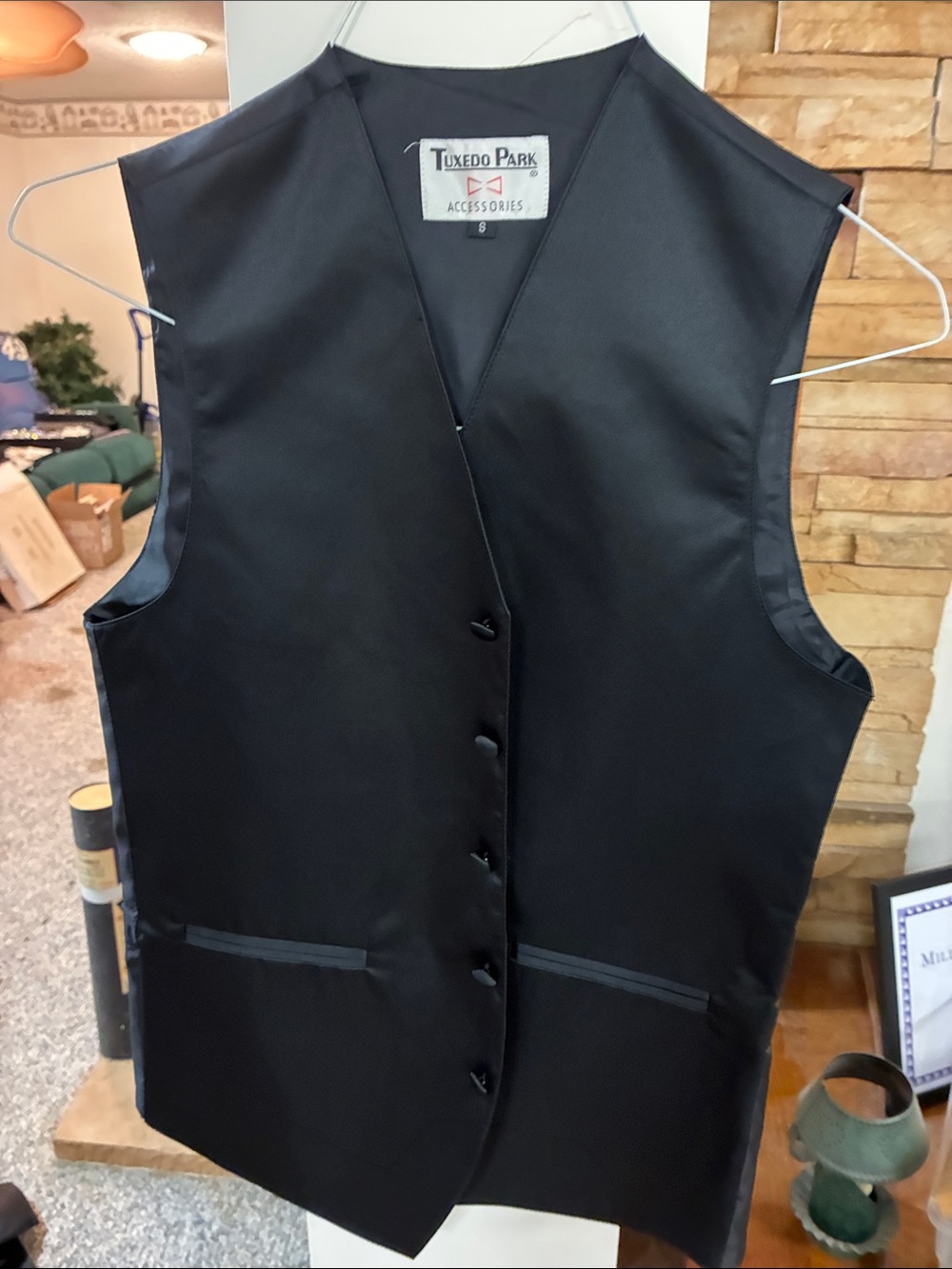 Black Men's Formal Vest